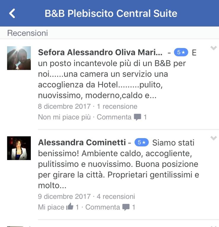 B&B Plebiscito central suite room 4